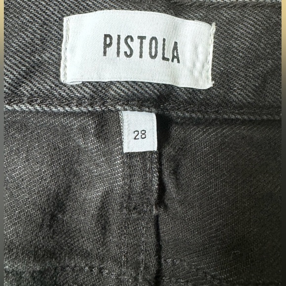 Pistola Black Denim Mini Skirt | Rhea Voltaire Wash | Size 28 - Picture 7 of 9
